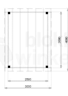 vrijstaande zelfbouw douglas veranda Outback Douglas Vrijstaande Veranda 300x400 - Outback - ODVV300x400 - 300x400