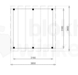 vrijstaande veranda Outback Geïmpregneerde Vrijstaande Veranda 360x360 - Outback - OVV360x360 - 360x360 vrijstaande veranda Outback Geïmpregneerde Vrijstaande Veranda 360x360 - Outback - OVV360x360 - 360x360