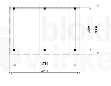 vrijstaande veranda Outback Geïmpregneerde Vrijstaande Veranda 420x300 - Outback - OVV420x300 - 420x300 vrijstaande veranda Outback Geïmpregneerde Vrijstaande Veranda 420x300 - Outback - OVV420x300 - 420x300