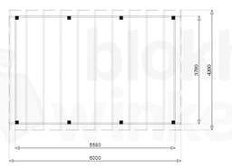 vrijstaande veranda Outback Geïmpregneerde Vrijstaande Veranda 600x420 - Outback - OVV600x420 - 600x420
