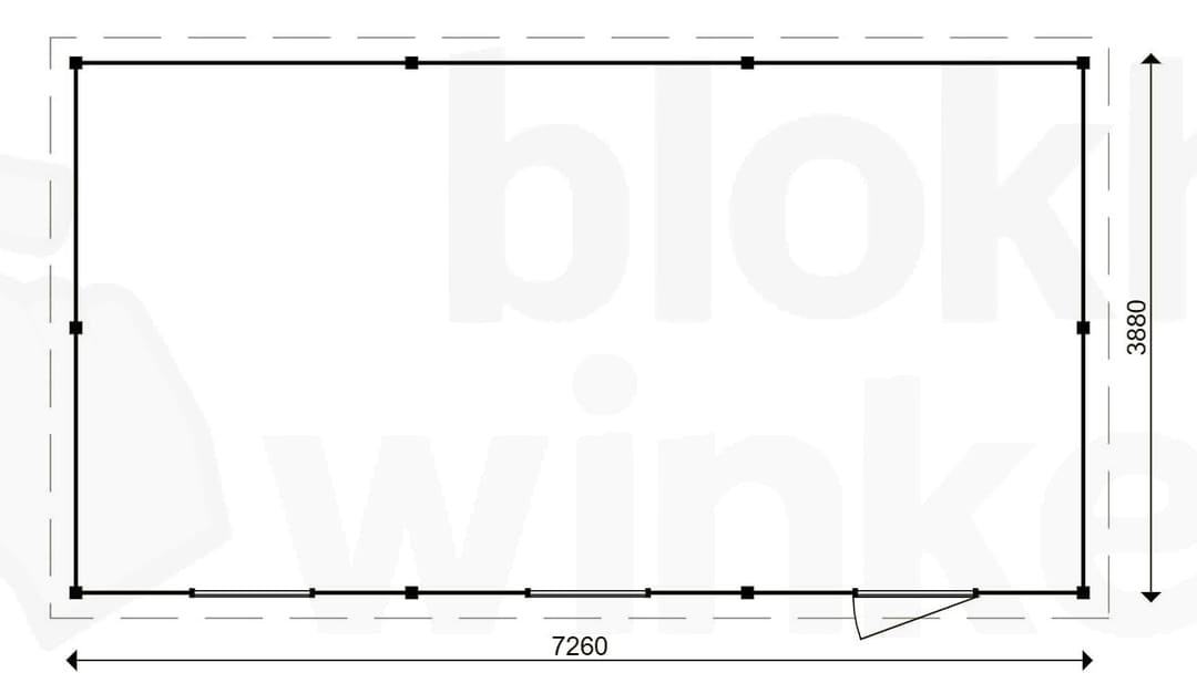 actie blokhut plat dak Oxfordshire 726x388 geïmpregneerd - ProWood - PWO726388-DI - 726x388 actie blokhut plat dak Oxfordshire 726x388 geïmpregneerd - ProWood - PWO726388-DI - 726x388