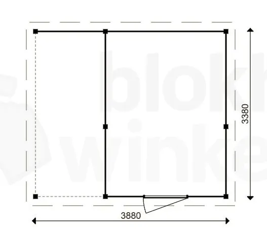 actie blokhut plat dak Oxfordshire Lounge 250x338 - ProWood - PWOLO250338 - 250x338 actie blokhut plat dak Oxfordshire Lounge 250x338 - ProWood - PWOLO250338 - 250x338
