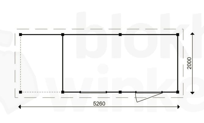 actie blokhut plat dak Oxfordshire Lounge 388x200 - ProWood - PWOLO388200 - 388x200 actie blokhut plat dak Oxfordshire Lounge 388x200 - ProWood - PWOLO388200 - 388x200