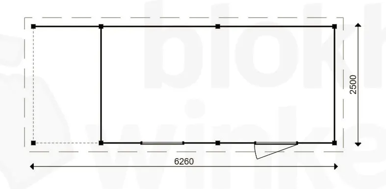 actie blokhut plat dak Oxfordshire Lounge 488x250 geïmpregneerd - ProWood - PWOPO488250-DI - 488x250 actie blokhut plat dak Oxfordshire Lounge 488x250 geïmpregneerd - ProWood - PWOPO488250-DI - 488x250