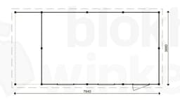 actie blokhut plat dak Oxfordshire Lounge 626x388 - ProWood - PWOLO626388 - 626x388