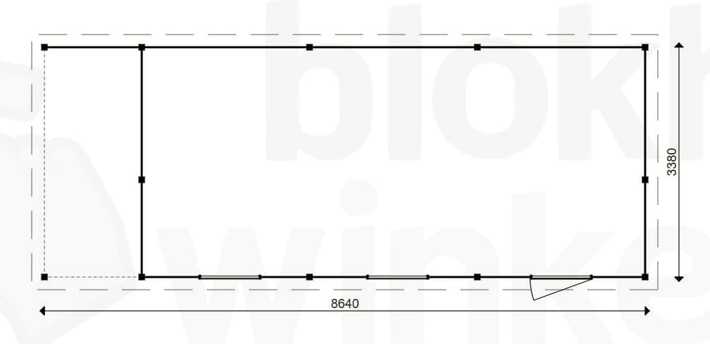 actie blokhut plat dak Oxfordshire Lounge 726x338 geïmpregneerd - ProWood - PWOPO726338-DI - 726x338 actie blokhut plat dak Oxfordshire Lounge 726x338 geïmpregneerd - ProWood - PWOPO726338-DI - 726x338