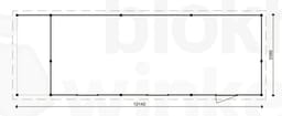 actie blokhut plat dak Oxfordshire Lounge 876x338 - ProWood - PWOLO876338 - 876x338