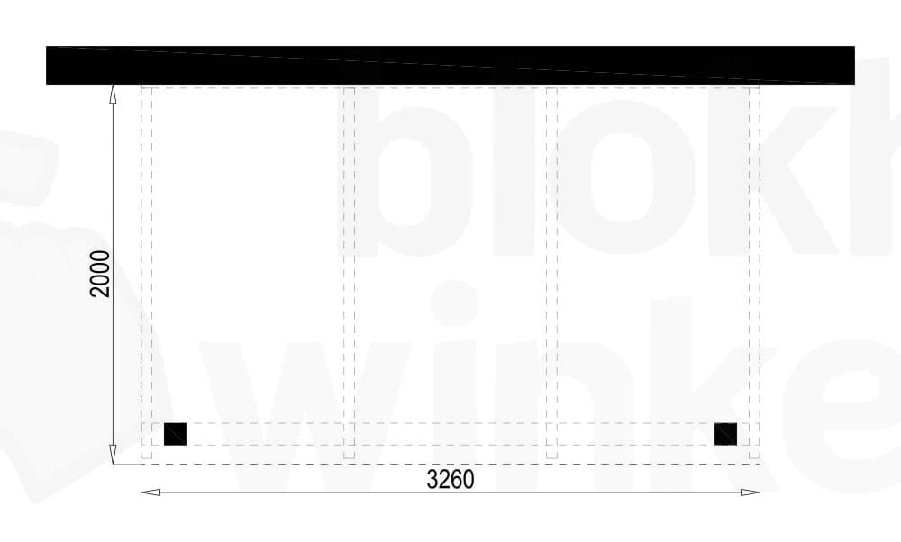 Plattegrond PEXT Douglas veranda 327x200