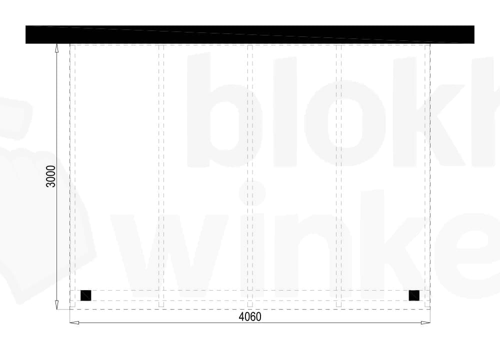 Plattegrond PEXT Douglas veranda 406x300