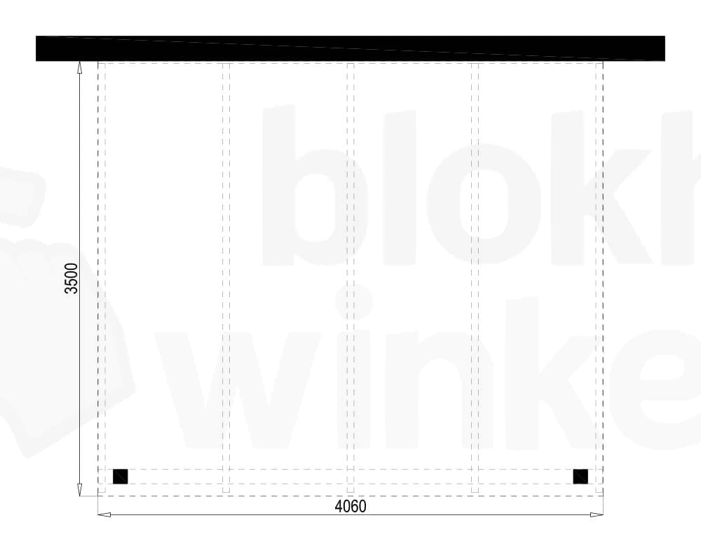 Plattegrond PEXT Douglas veranda 406x350