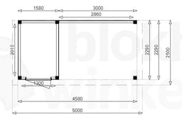 vrijstaand zelfbouw tuinhuis van douglas Douglas Tuinhuis Sydney Lounge 200x250 - Outback - OBSYLO200250 - 200x250