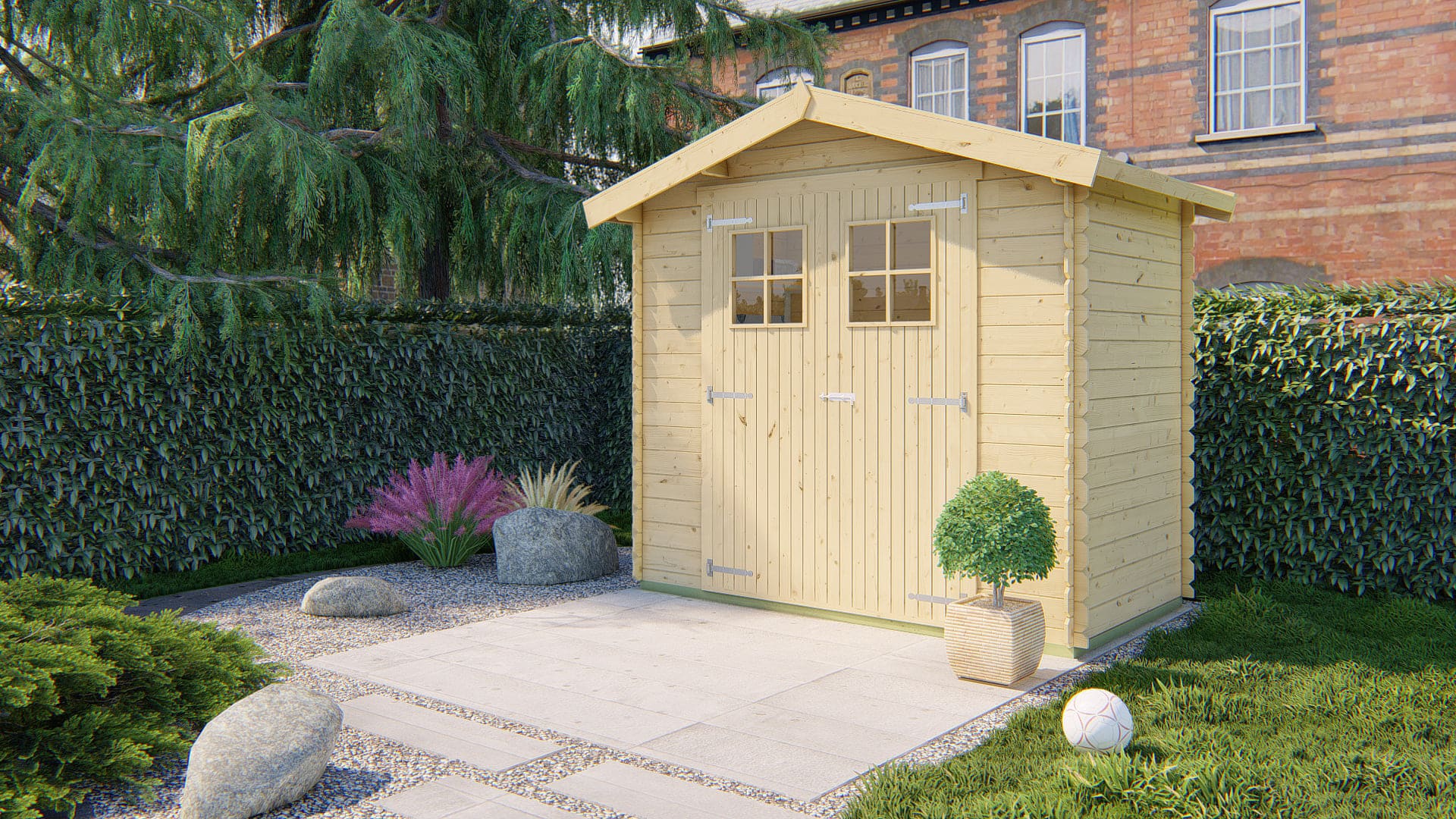 Blokhut Malva 2.0 | Inclusief fundamentbalken, shingles en bezorging!
