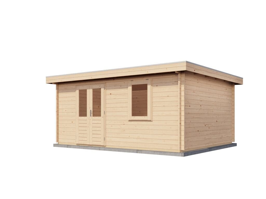 Lugarde Select Blokhut Duiven 500x400cm - Onbehandeld