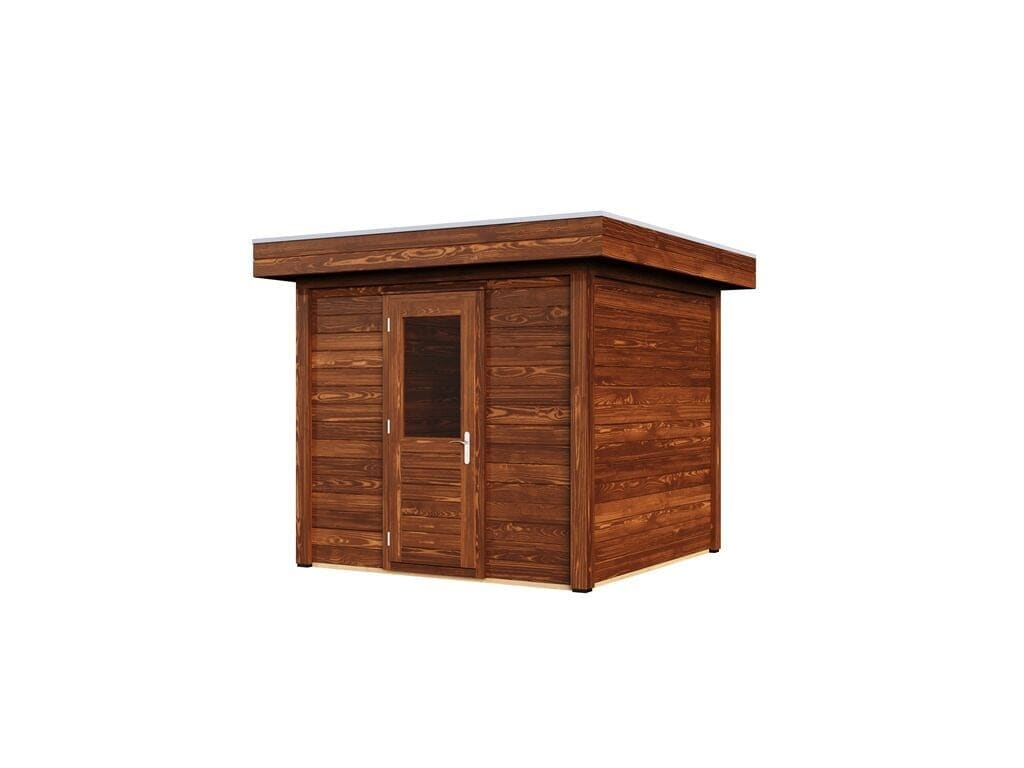 Lugarde Select Modern tuinhuis Garderen 250x250cm - Bruine olie
