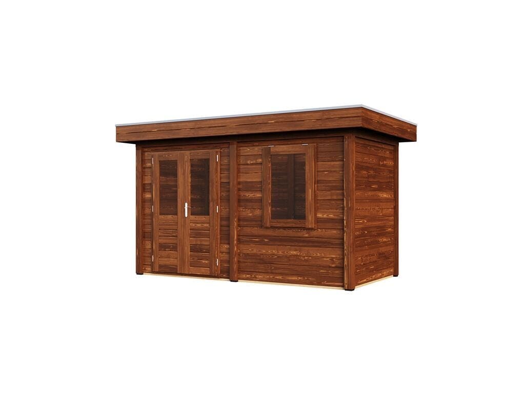 Lugarde Select Modern tuinhuis Gorssel 388x200cm - Bruine olie