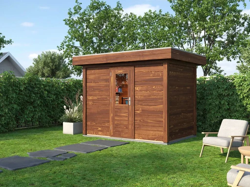 Lugarde Select Modern tuinhuis 44mm Hoeven 300x200cm - Behandeld