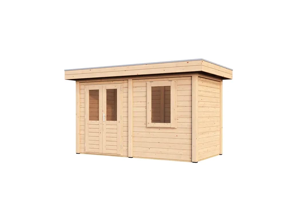 Lugarde Select Modern tuinhuis 44mm Gorssel 388x200cm - Onbehandeld