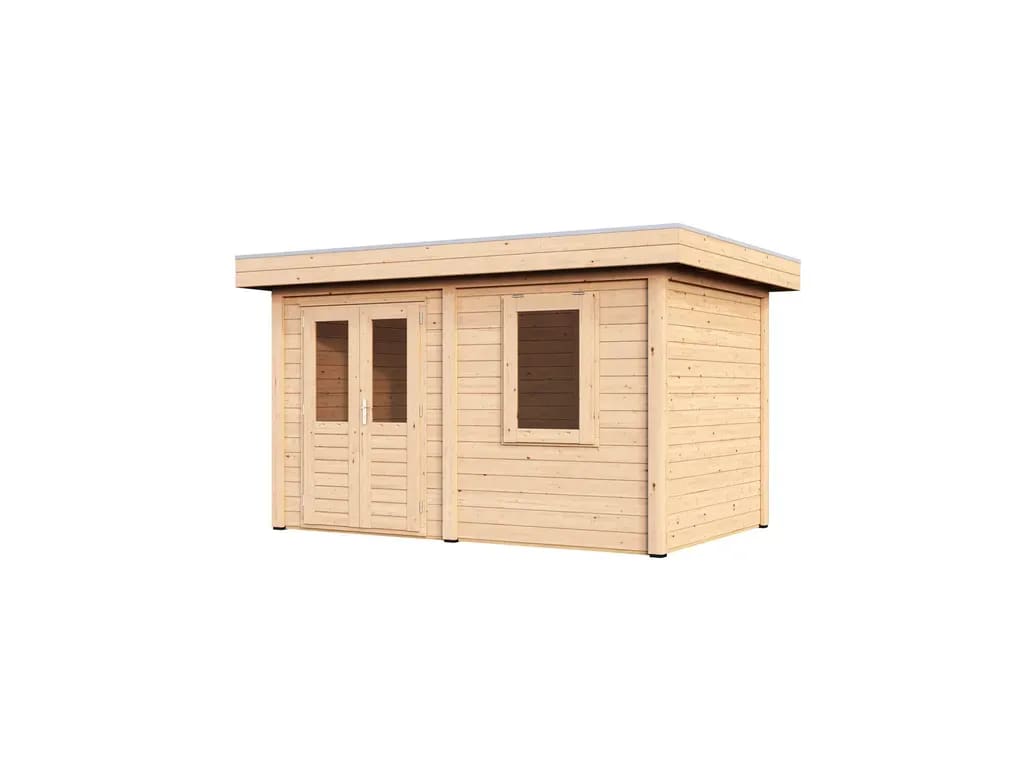 Lugarde Select Modern tuinhuis 44mm Breda 388x250cm - Onbehandeld