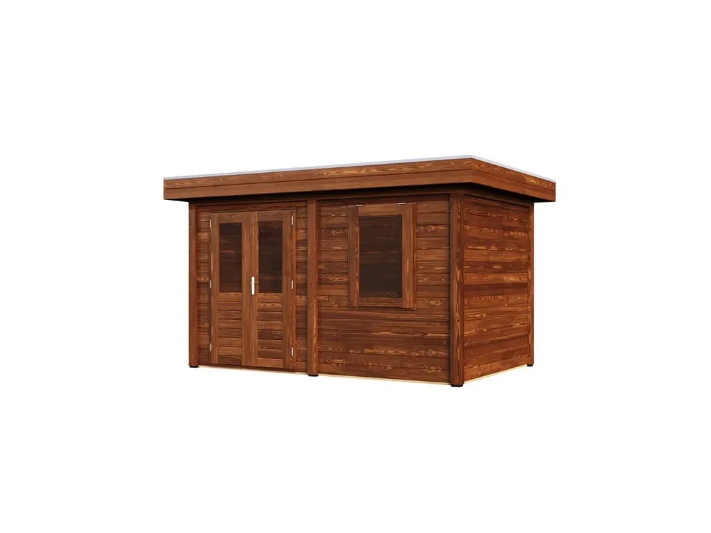 Lugarde Select Modern tuinhuis 44mm Breda 388x250cm - Behandeld