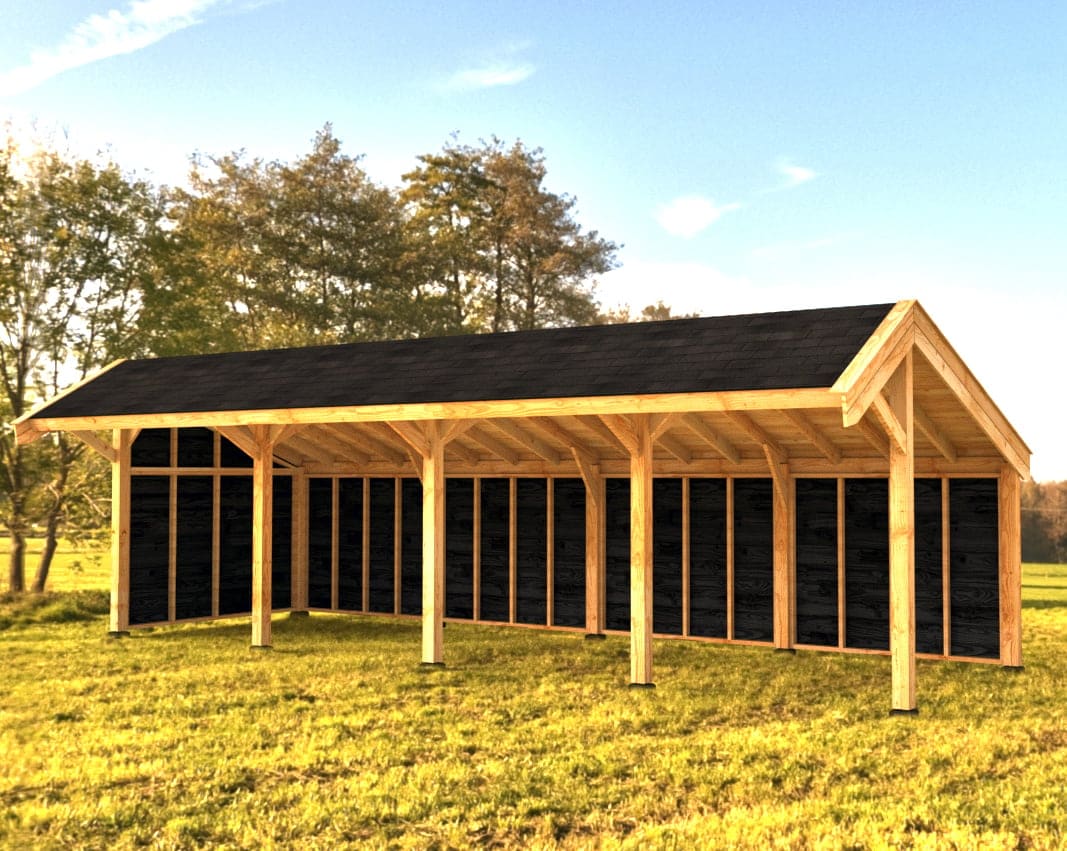 Woodvision Kapschuur Modulair Amstelland 1400x310 (4 vakken)