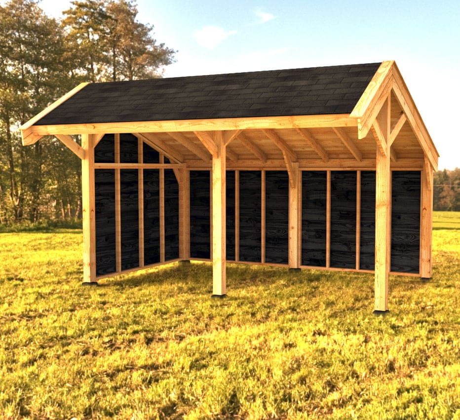 Woodvision Kapschuur Modulair Amstelland 500x310 (2 vakken)