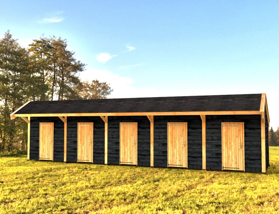 Woodvision Kapschuur Modulair Delfland 1750x310 (5 vakken)