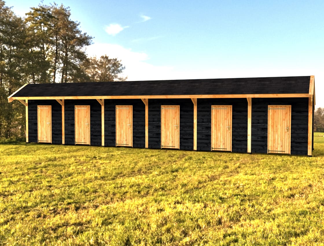 Woodvision Kapschuur Modulair Delfland 2100x310 (6 vakken)