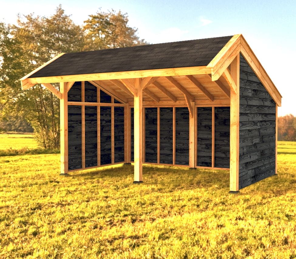 Woodvision Kapschuur Modulair Eemland 700x310 (2 vakken)