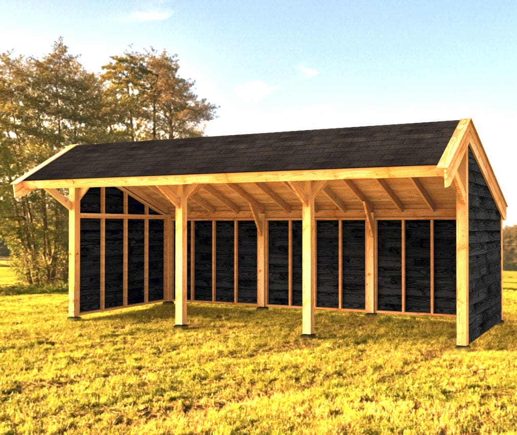 Woodvision Kapschuur Modulair Eemland 750x230 (3 vakken)