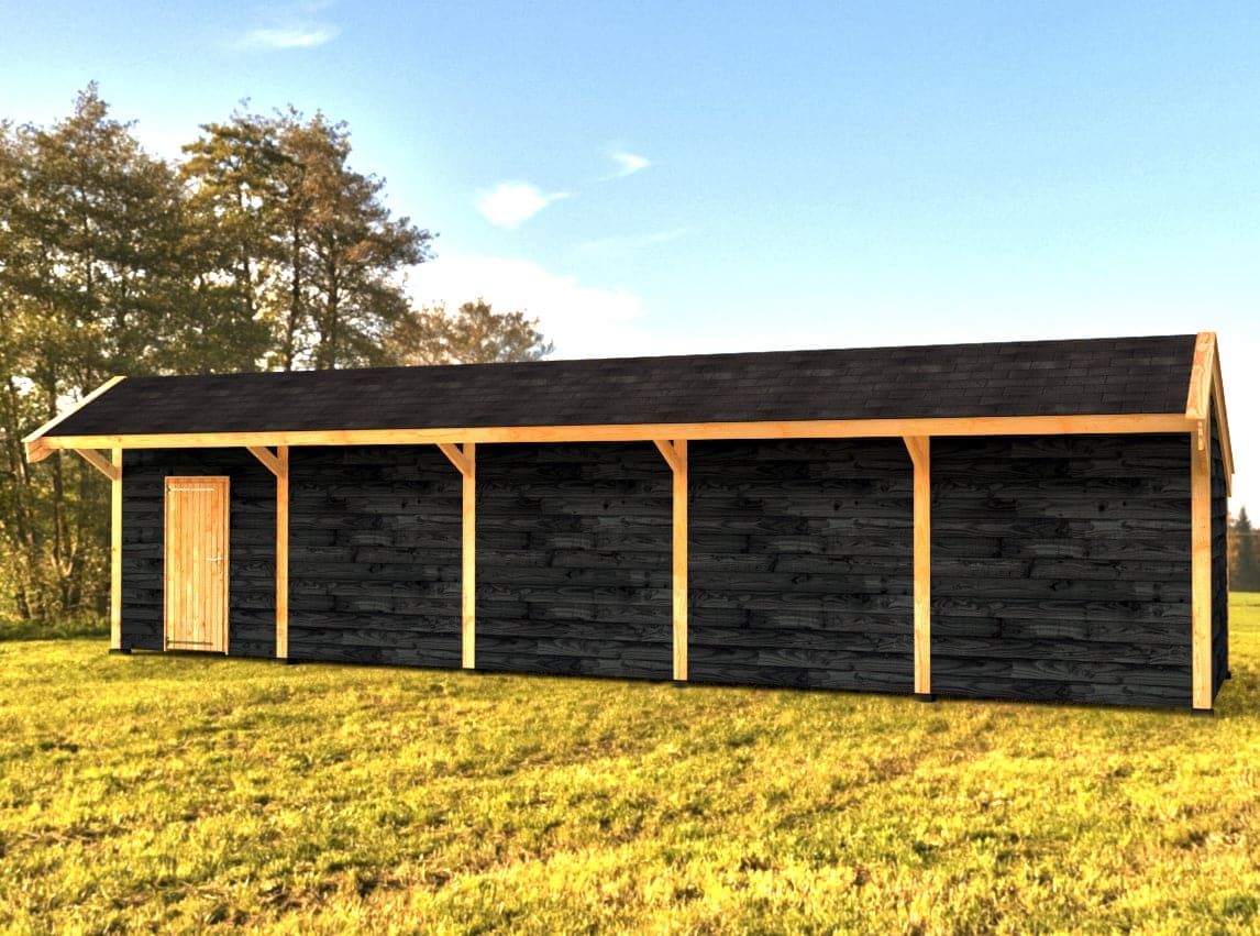 Woodvision Kapschuur Modulair Rijnland 1750x310 (5 vakken)