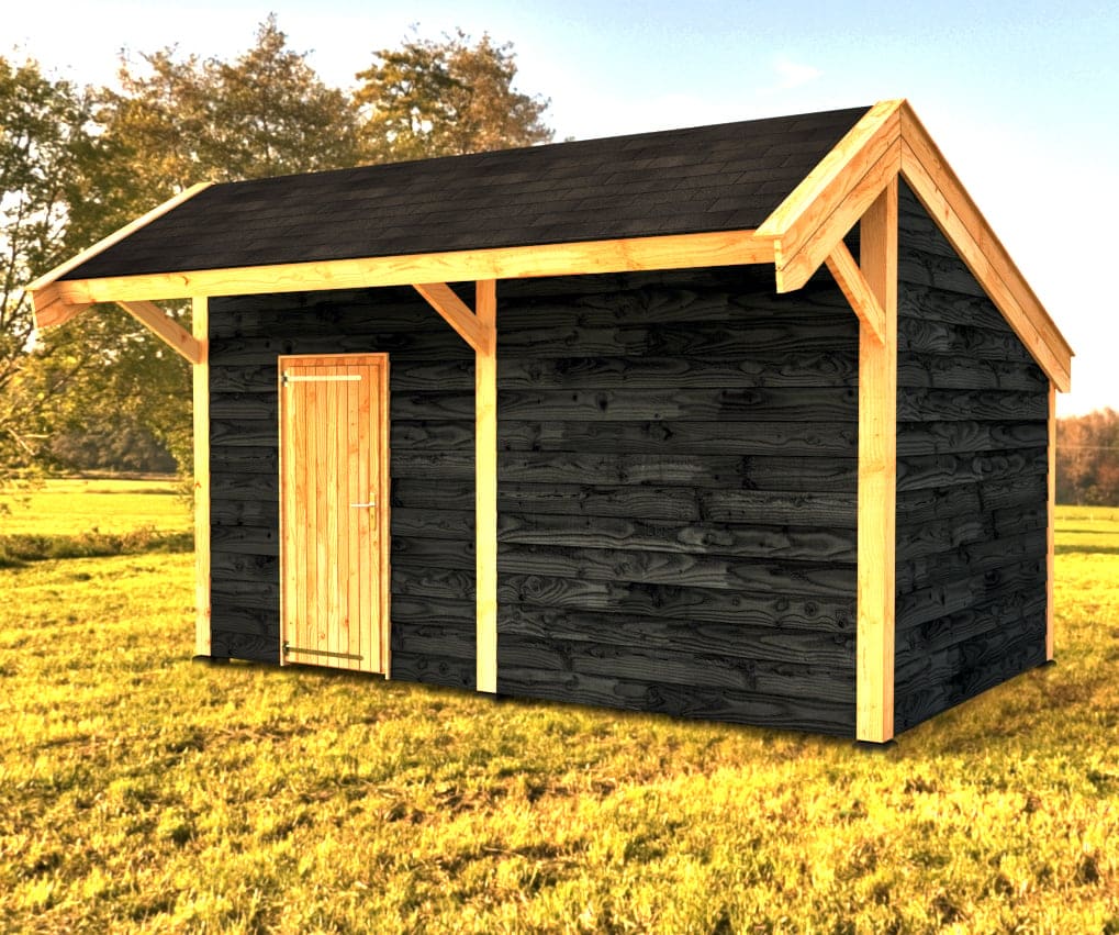 Woodvision Kapschuur Modulair Rijnland 700x310 (2 vakken)
