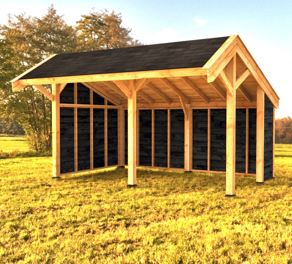 Woodvision Kapschuur Modulair Salland 700x310 (2 vakken)