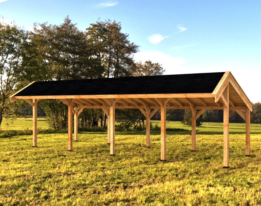 Woodvision Kapschuur Modulair Waterland 1400x310 (4 vakken)