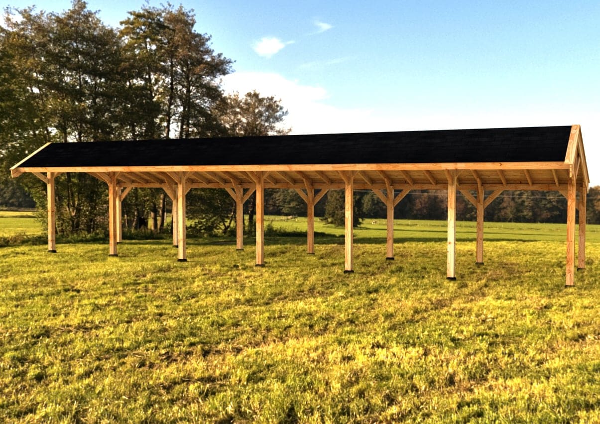 Woodvision Kapschuur Modulair Waterland 2100x310 (6 vakken)