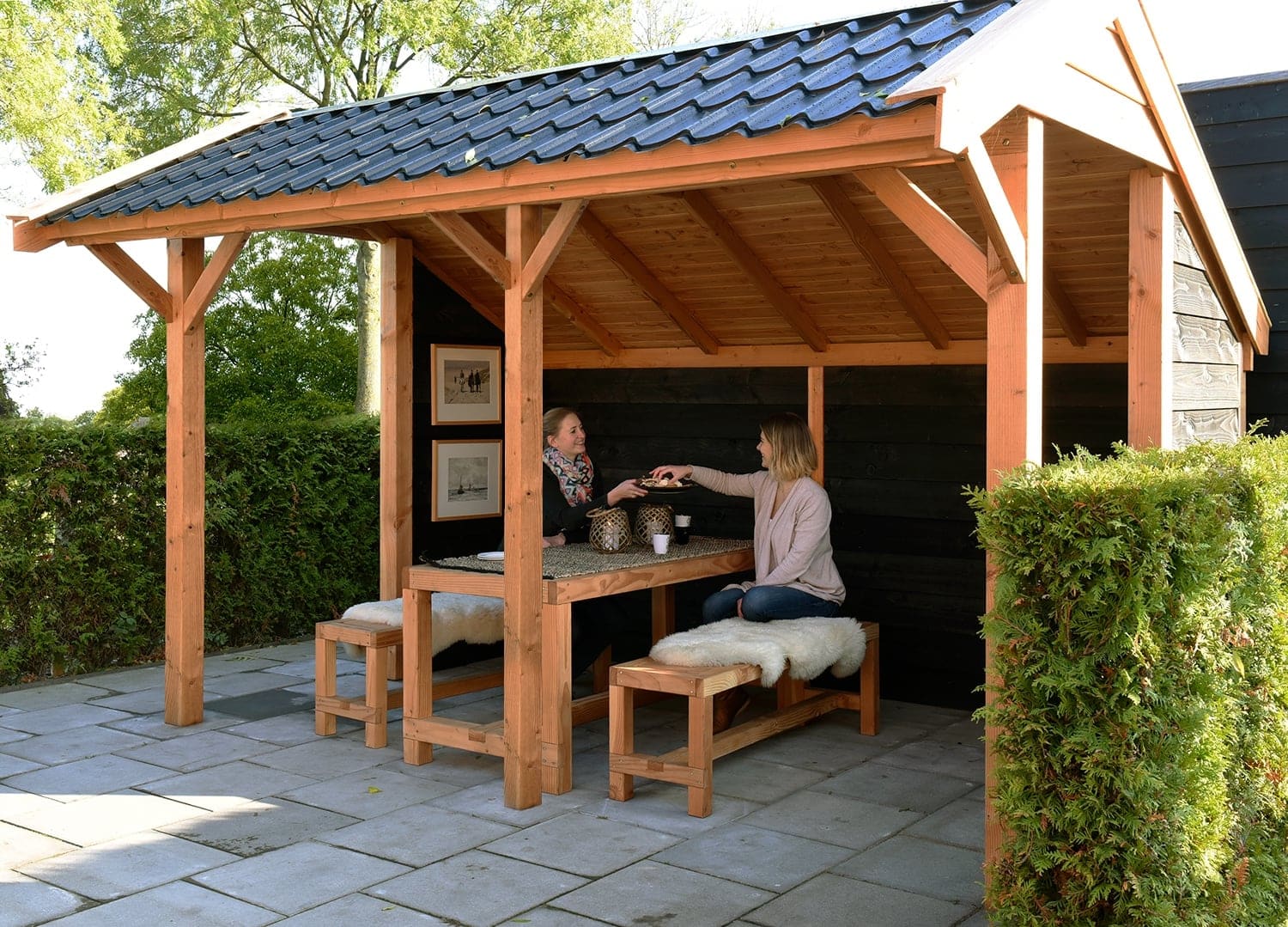 Woodvision Kapschuur Comfort 500x250 geïmpregneerd incl. GRATIS shingles t.w.v. € 180,-