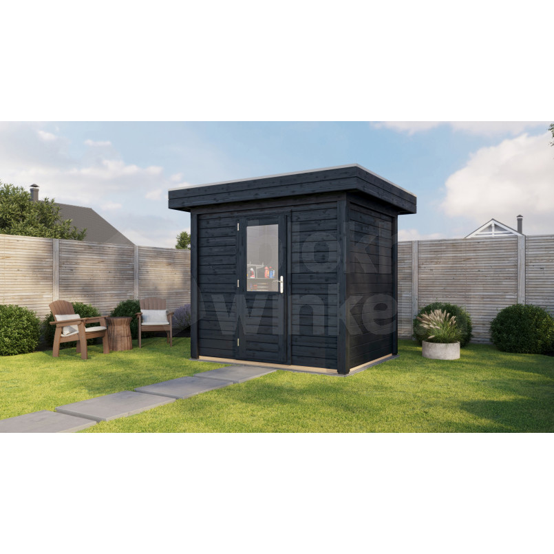 Lugarde Select Modern tuinhuis Aalsmeer 250x200cm - Zwarte Olie