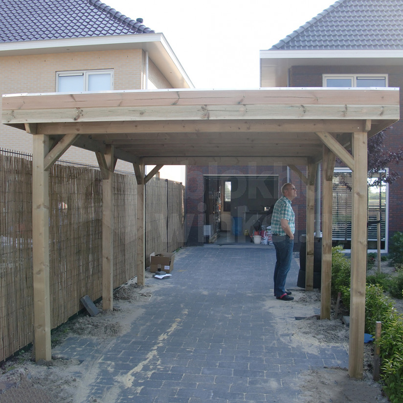 Houten Outback Geïmpregneerde Vrijstaande Carport 360x360