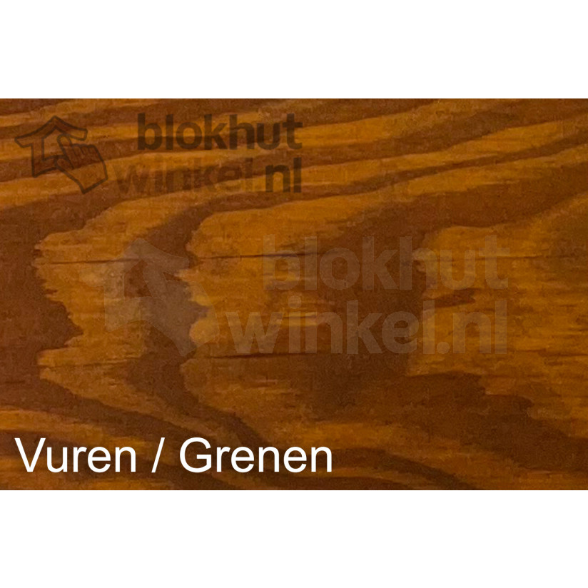 Woca exterior Woodoil Merbau 2,5L op vuren / grenen hout