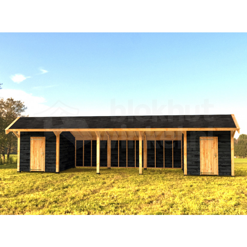Woodvision Kapschuur Modulair Kennemerland 1750x310 geïmpregneerd (5 vakken)