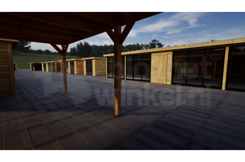 Maatkwerk houtskeletbouw tuinhuizen