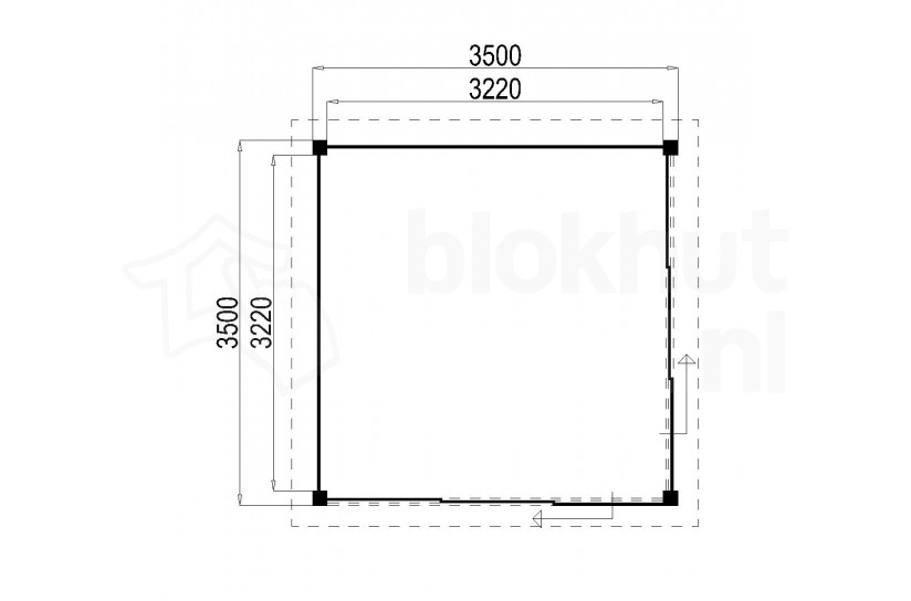 Plattegrond Lugarde Tuinkamer Apeldoorn 350x350