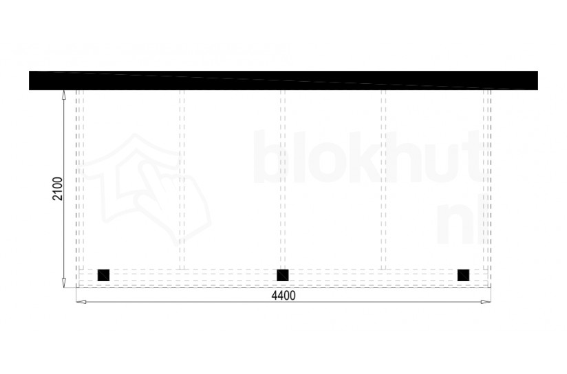 Plattegrond Overkapping Outback Panorama 440x210