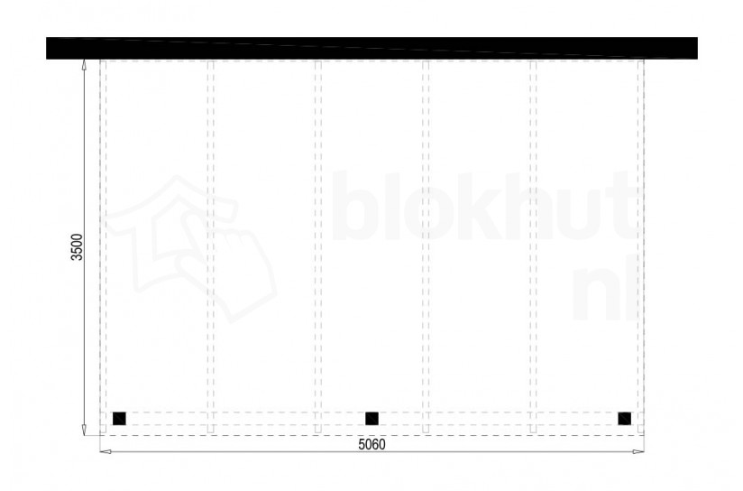 Plattegrond PEXT PEXT Douglas veranda 506x350
