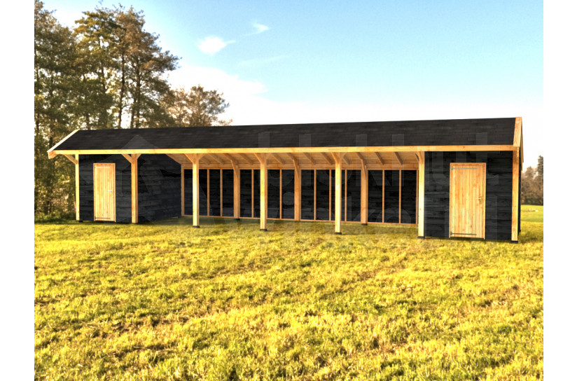Woodvision Kapschuur Modulair Kennemerland 2100x310 (6 vakken)