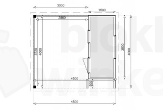 SHOWMODEL Bennington comfort Patio 400x150+300 OP=OP!