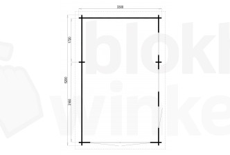 Gerona A plat dak. 310x500
