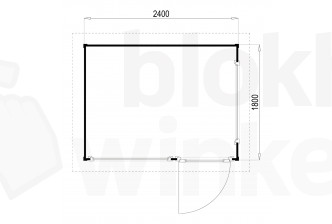 Prima Mark 240x180 V1 geïmpregneerd