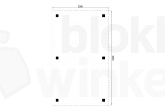 Outback Douglas Vrijstaande Carport 300x500