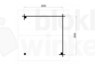 Prowood Veranda Amersfoort 200x200 geïmpregneerd