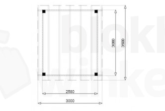 Outback Douglas Vrijstaande Veranda 300x350